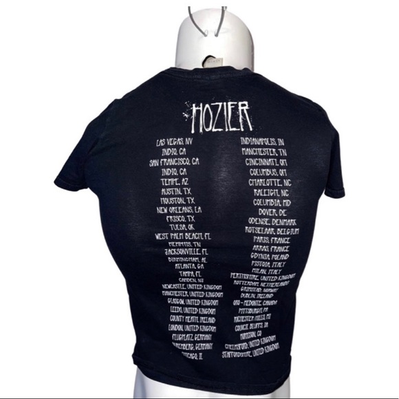 Hozier : World Tour official Concert T-Shirt : Unisex Band Tee - Picture 2 of 5